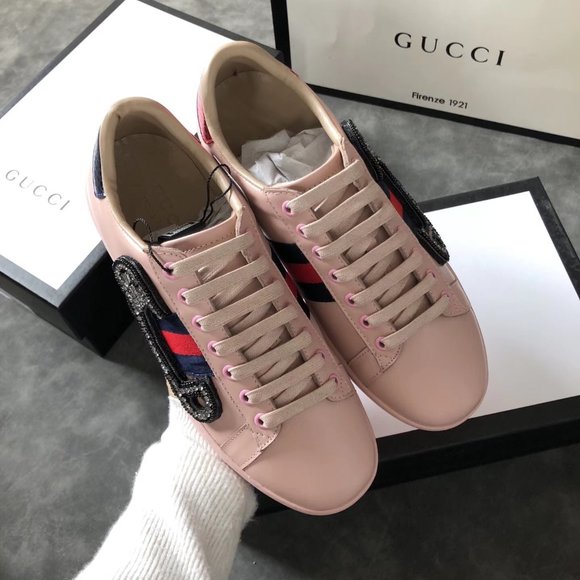 NEWGucci leather casual shoes for women main image 4